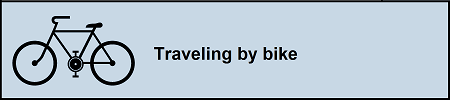 Traveling by bike
